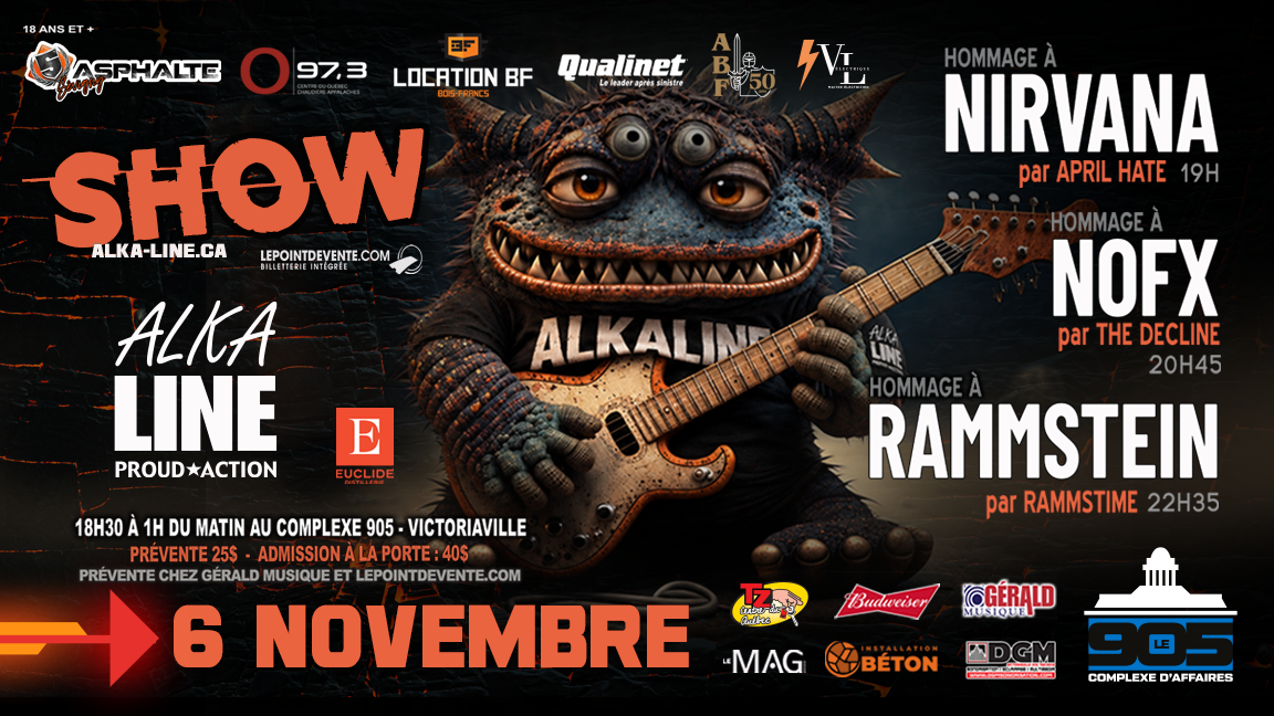 Show de lancement du Calendrier Alkaline 2027 — Billetterie